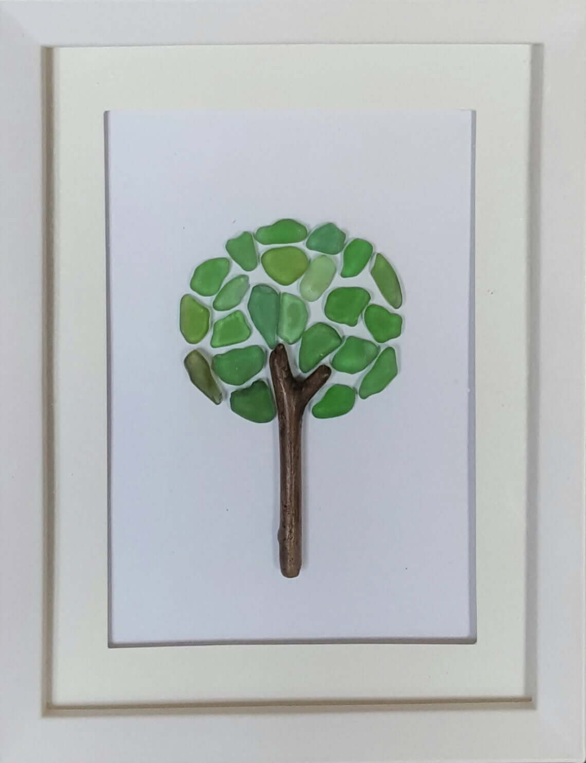 Driftwood and Sea Glass Tree Art