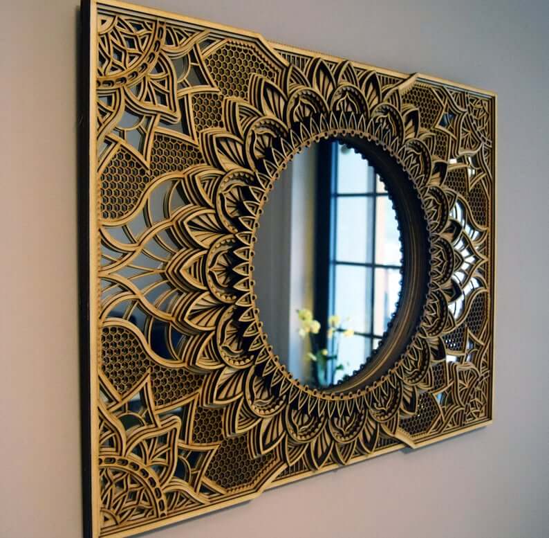 mirror painting designs