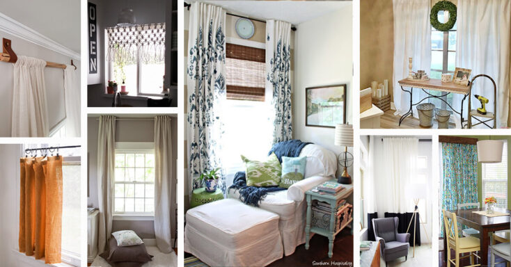 Featured image for 24 Easy DIY Curtain Decor Ideas that will Make any Room Pop