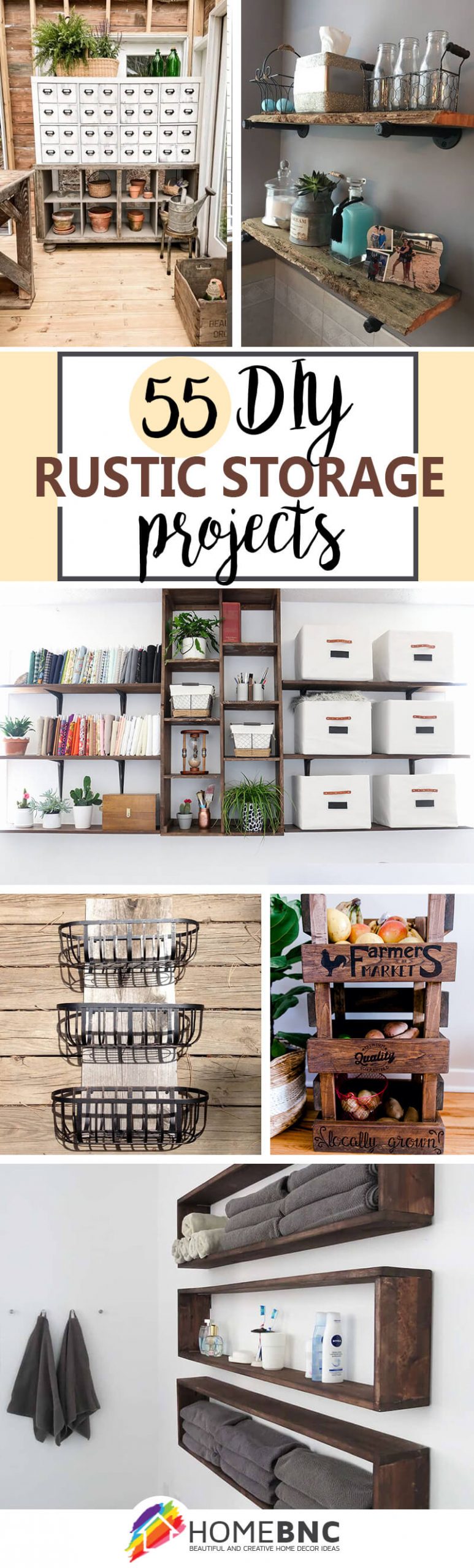 DIY Rustic Storage Project Ideas