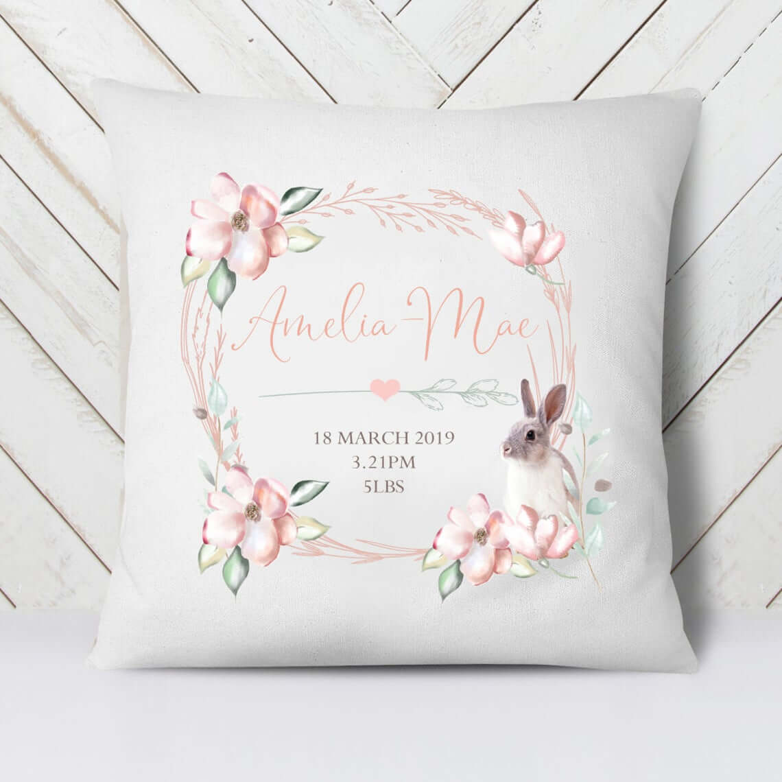 Personalized Baby Cushion for Nursery Decor