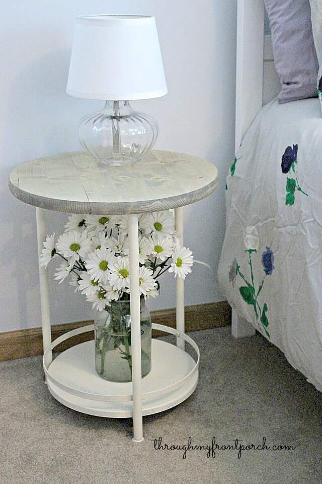 Rustic Chic Side Table Redesign