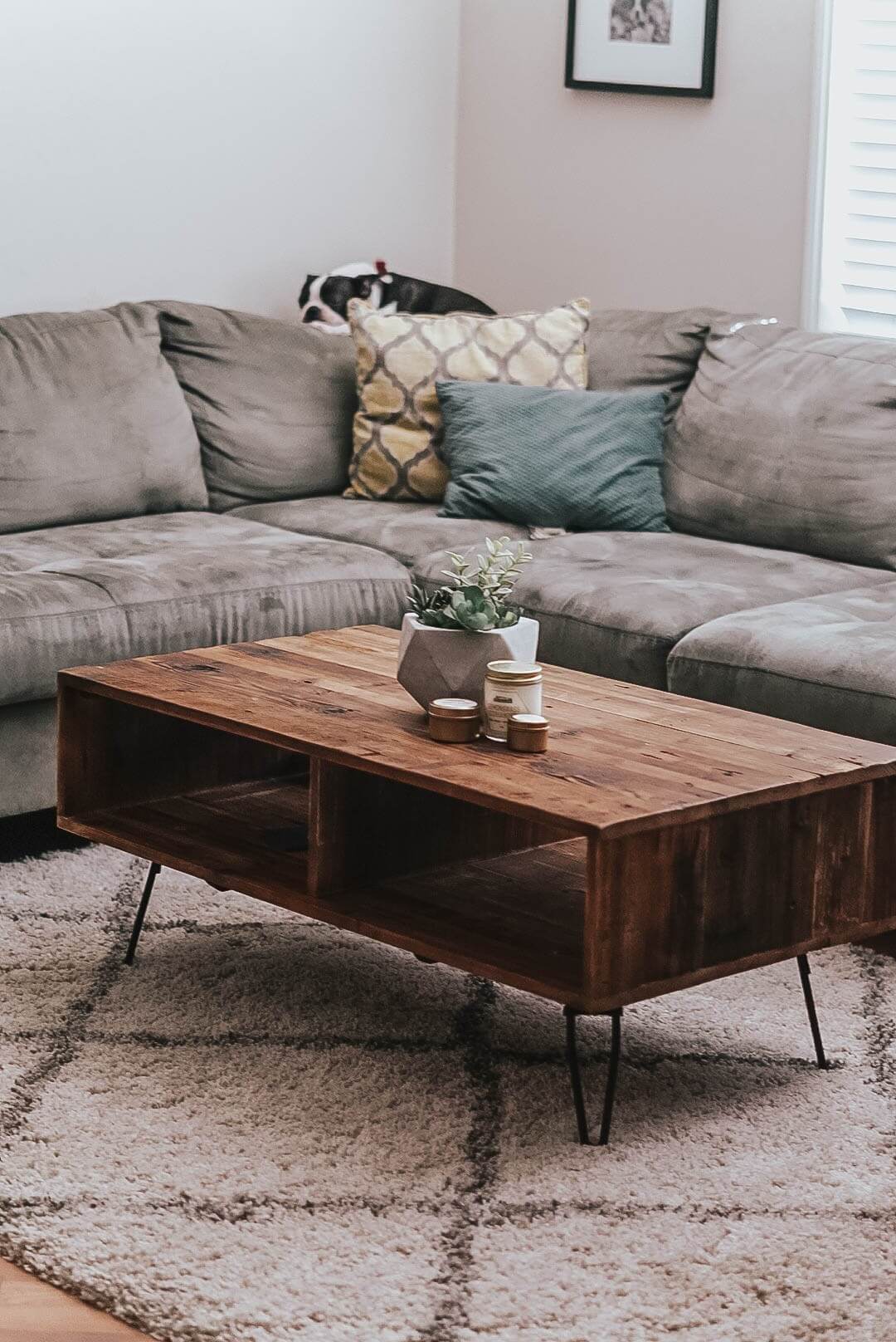 Inviting Natural Wood Coffee Table