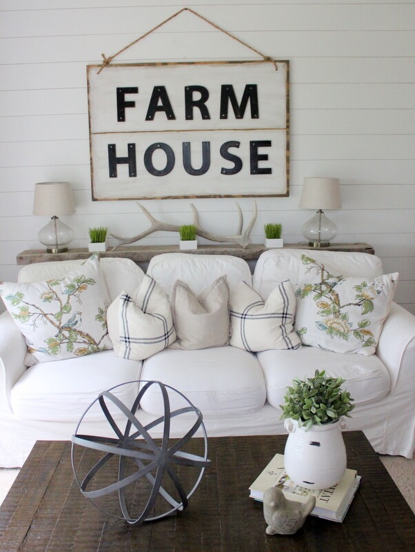 Industrial Ball Meets Rustic Coffee Table