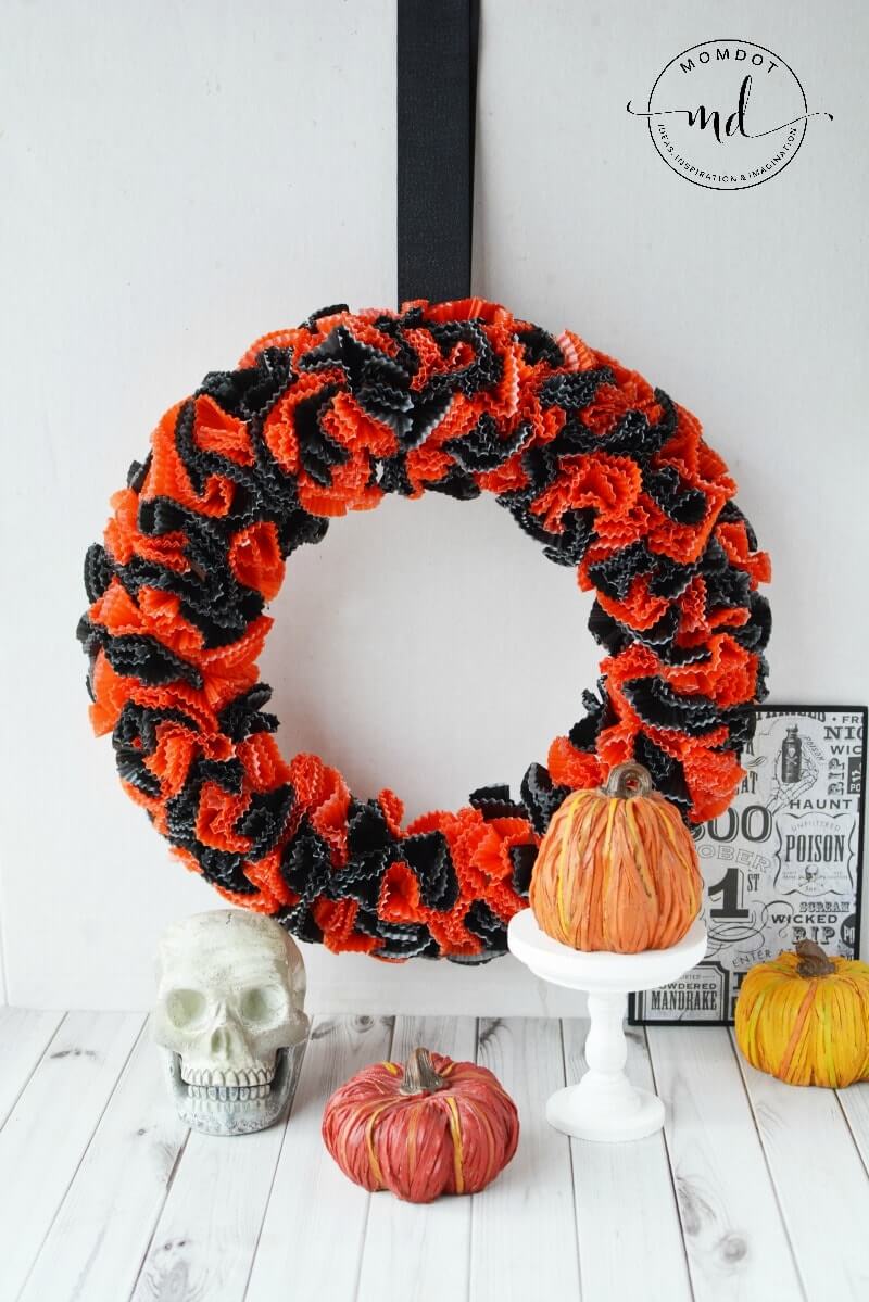 Halloween Inspired Sunburst Wreath