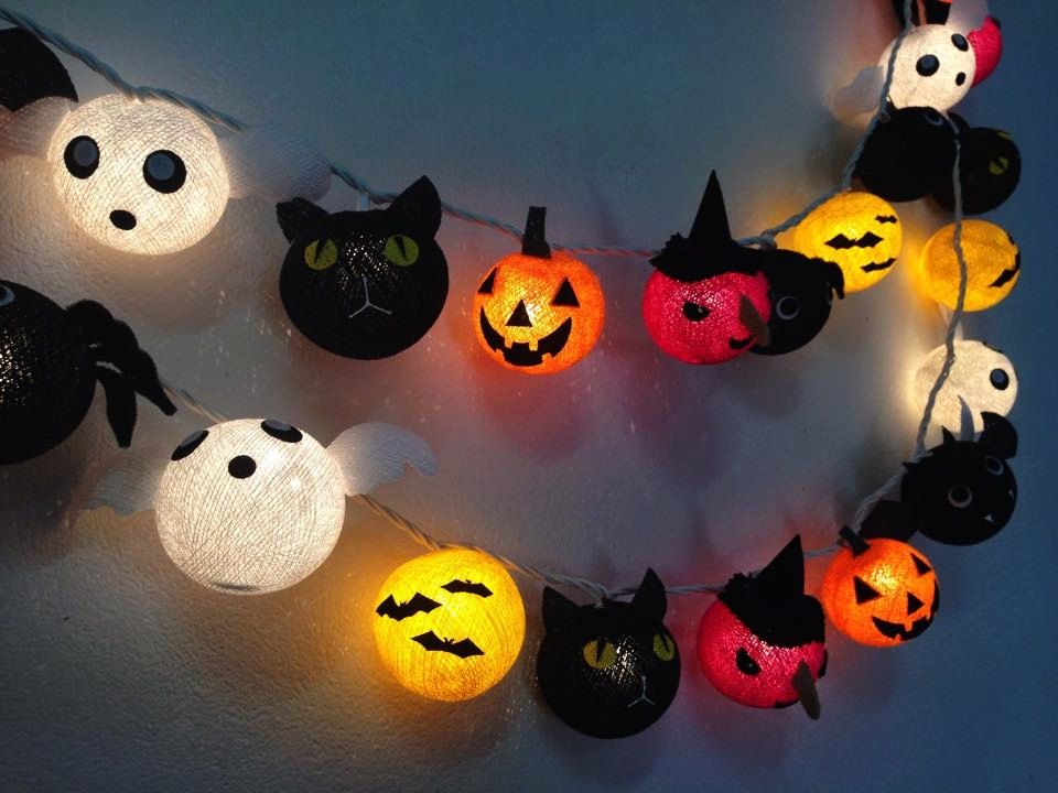 Halloween Themed Ornamented String Lights