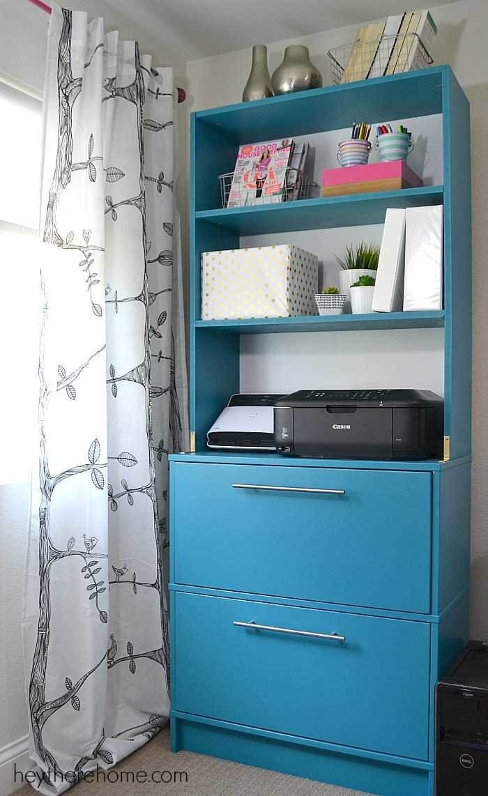 Clever Stacked Dresser and Shelves Storage Hack