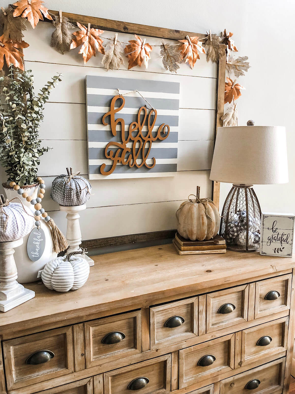 Say Hello to Fall with Farmhouse Decor