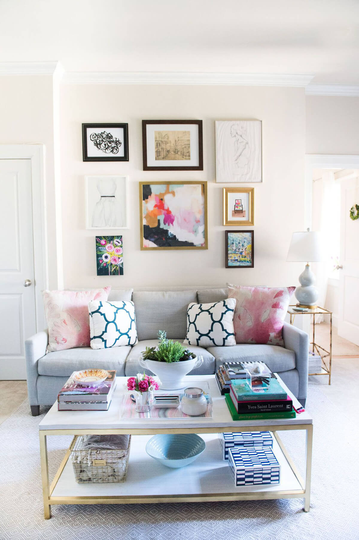 Chic and Eclectic Color Without Clutter