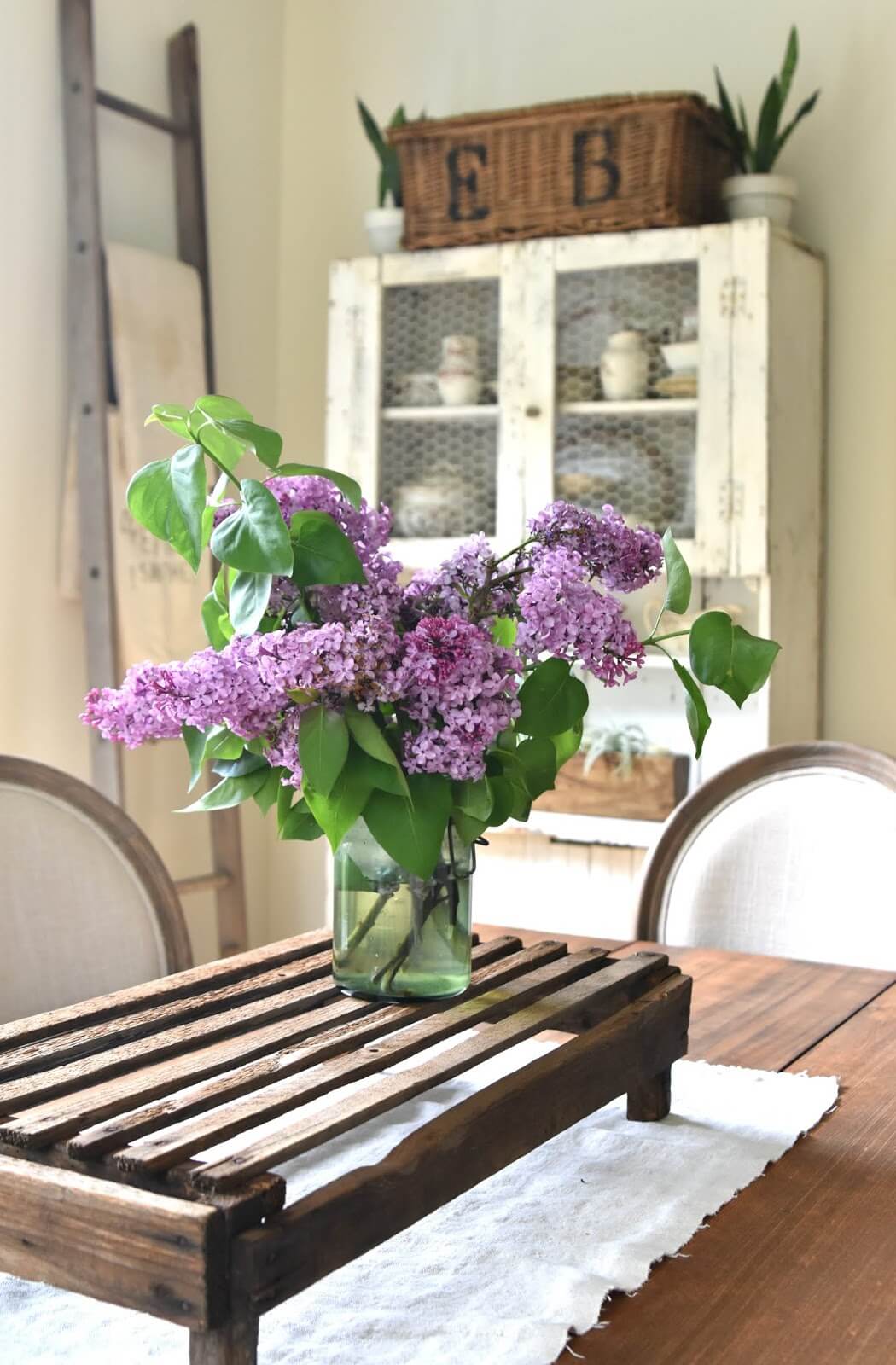 Riotous Blossoms Spilling Out of a Mason Jar