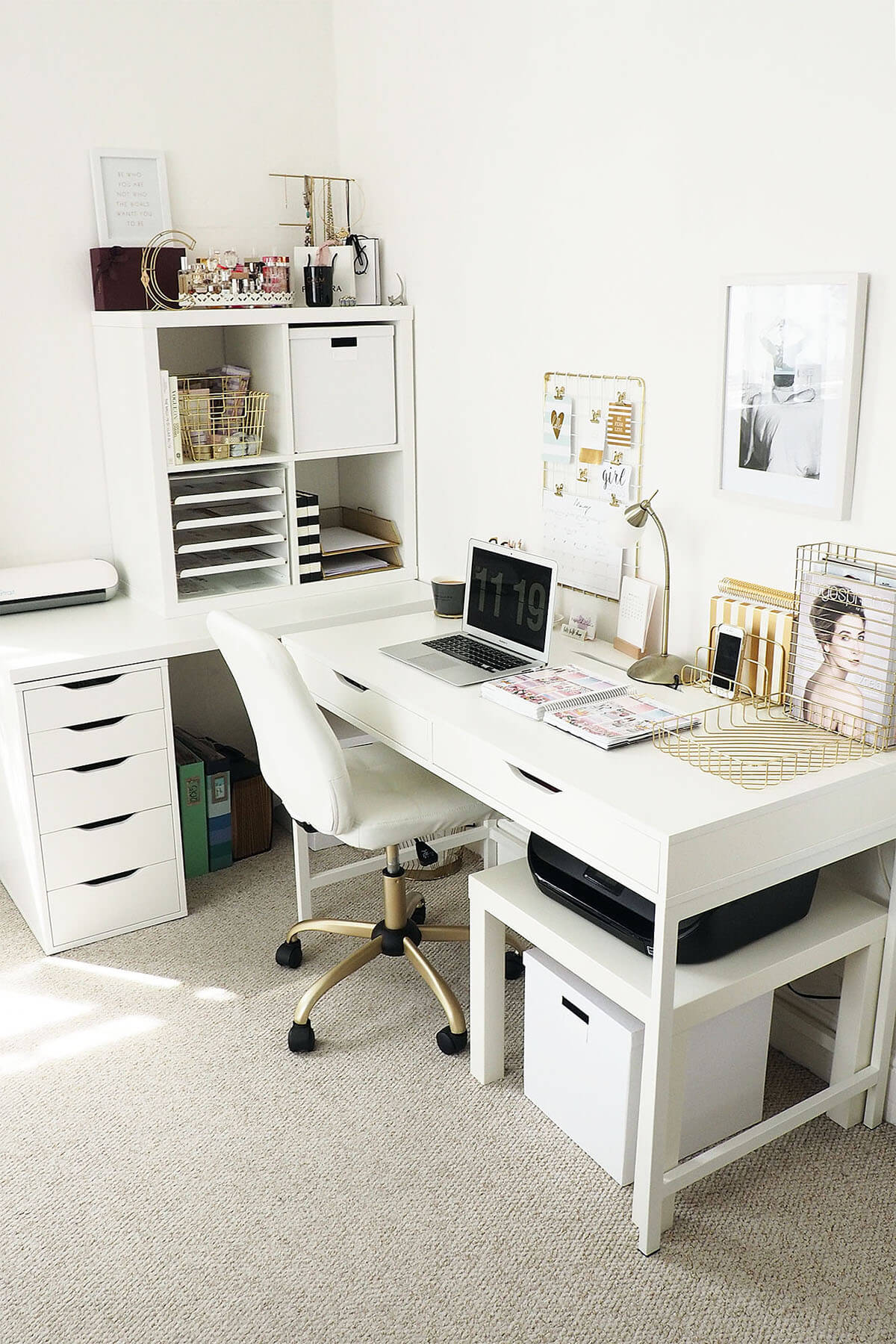 Nested Home Office Organization for Your Nest
