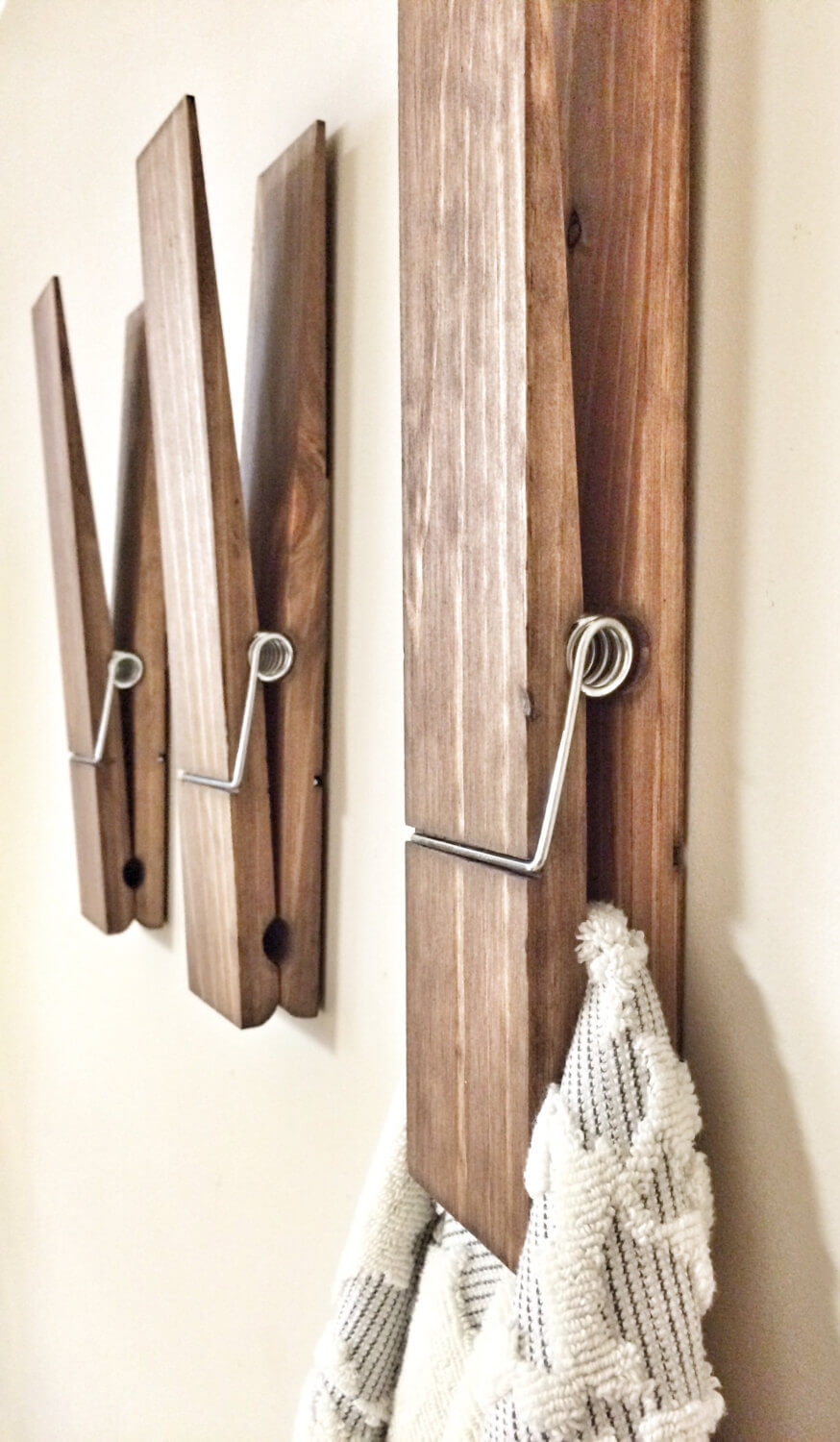 Giant Clothespin Wall Accents
