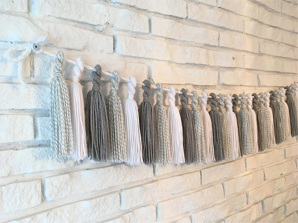 Rustic yet Elegant String of Tassels