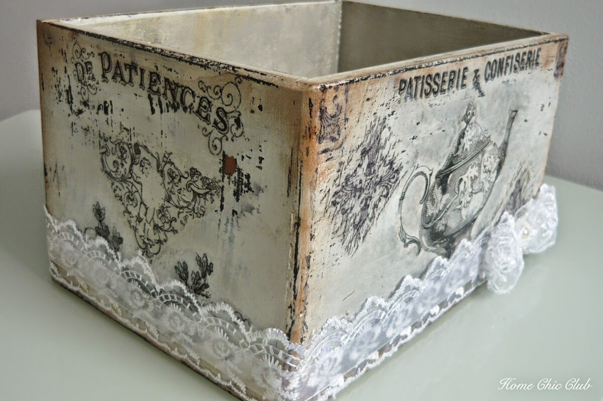 Cool Shabby Chic Cookie Box