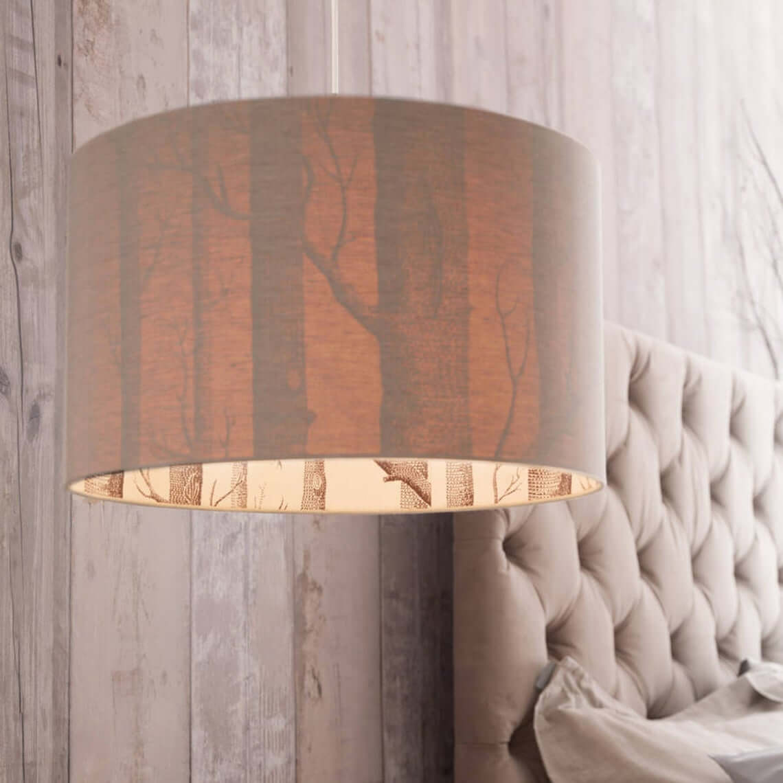 The Woods Silhouette Lamp Shade