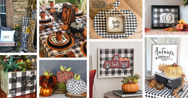Featured image for 31 Spectacular Buffalo Check DIY Fall Decor Ideas that are Perfect for the Season