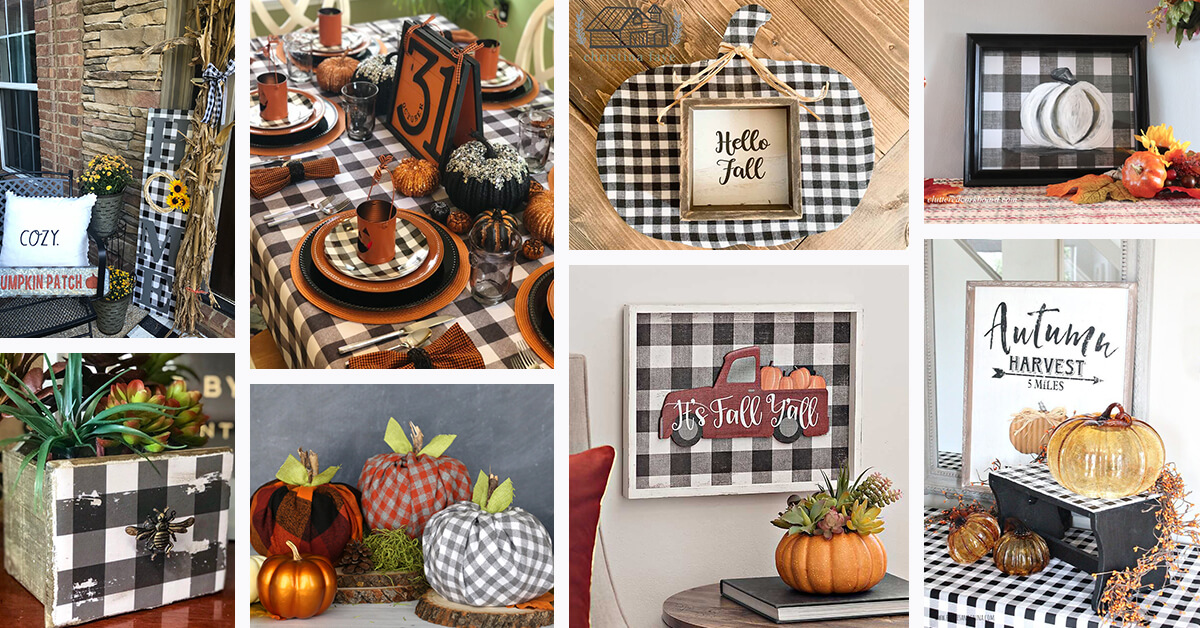 Featured image for “31 Spectacular Buffalo Check DIY Fall Decor Ideas that are Perfect for the Season”