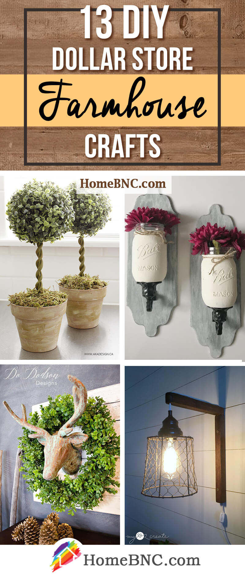 DIY Dollar Store Farmhouse Decor Ideas