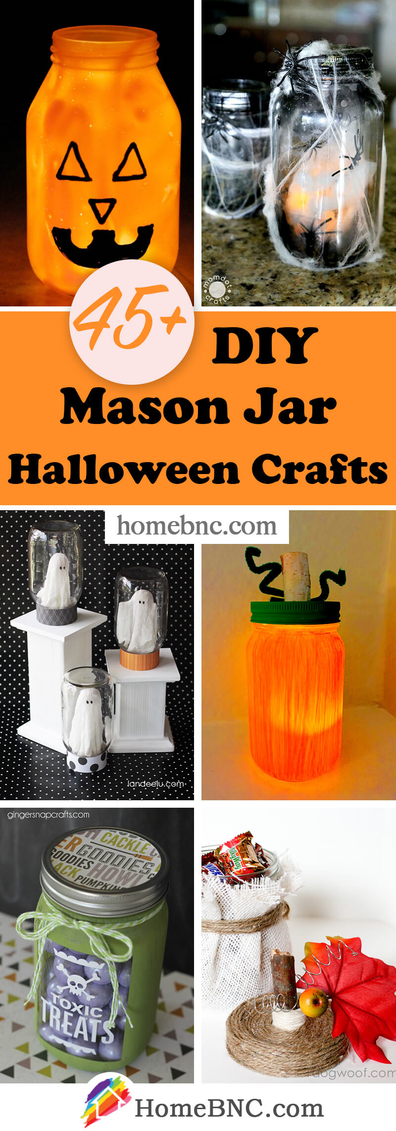 DIY Mason Jar Halloween Crafts