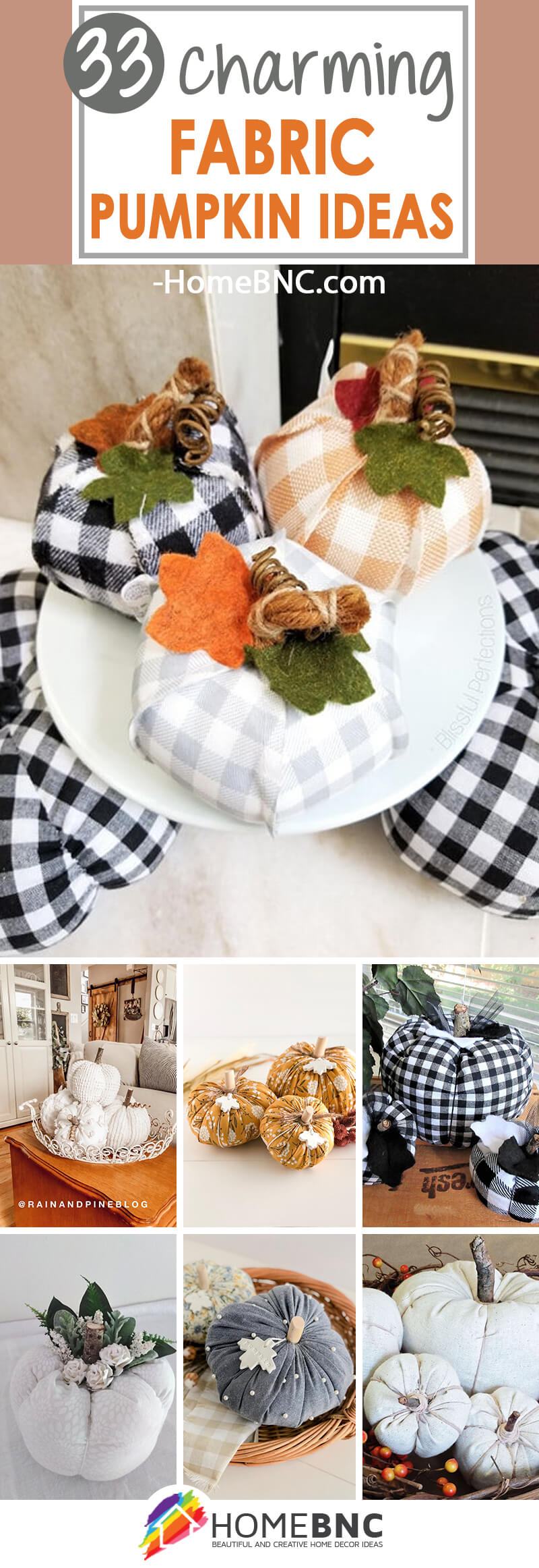 Best Fabric Pumpkin Decor and Design Ideas — Homebnc