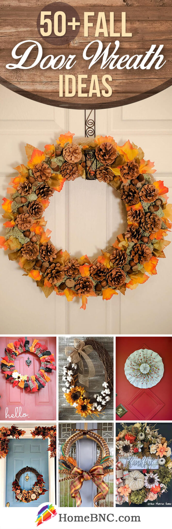 50+ Best Fall Door Wreath Ideas and Designs for 2023