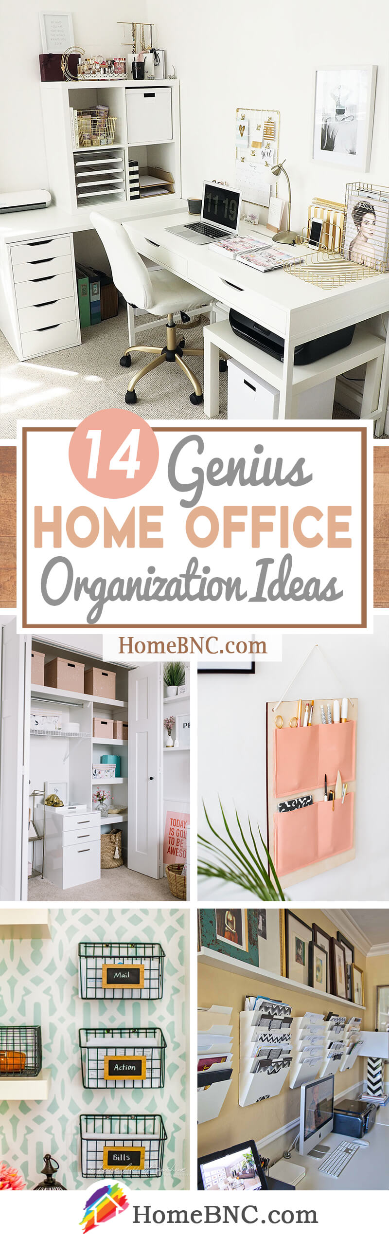 14 Easy Ways to Organize Your Home Office