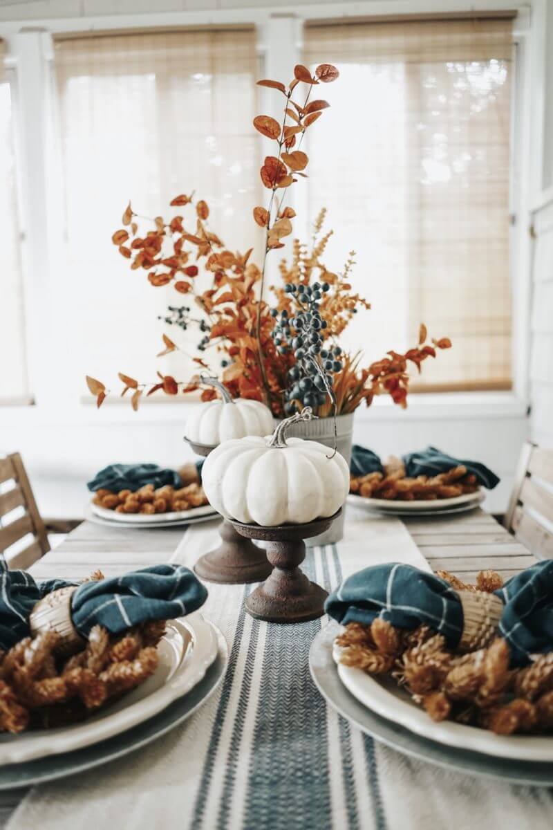 easy to make thanksgiving table decorations