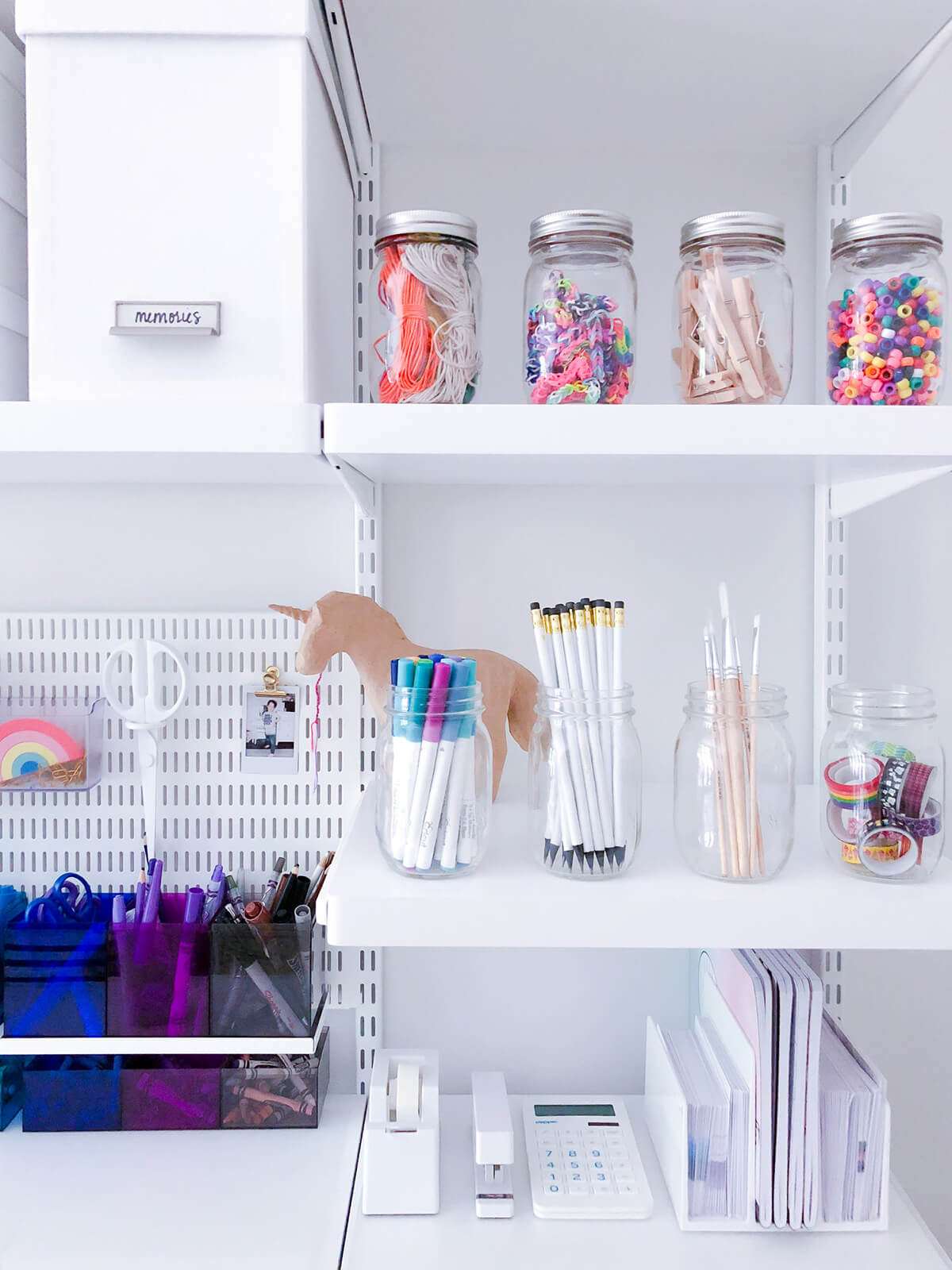 Maximize Shelf Space with Mason Jars