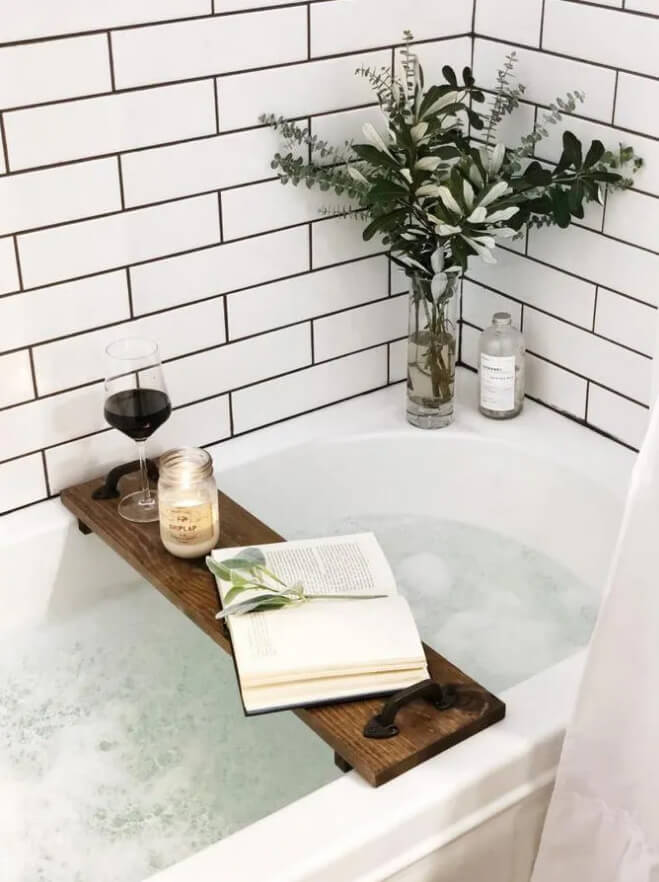 decorate bathtub area