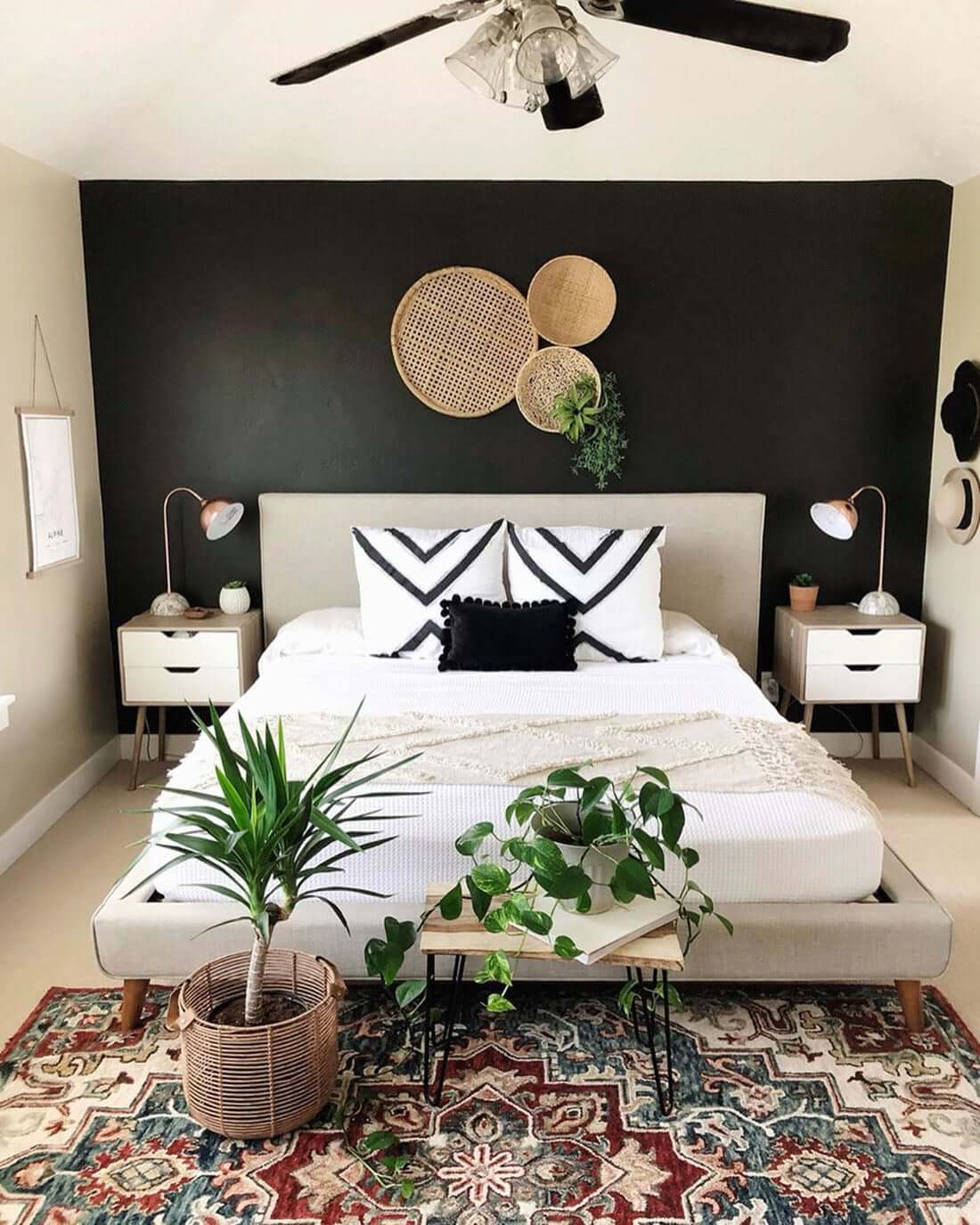 Modern and Mid-Century Master Bedroom