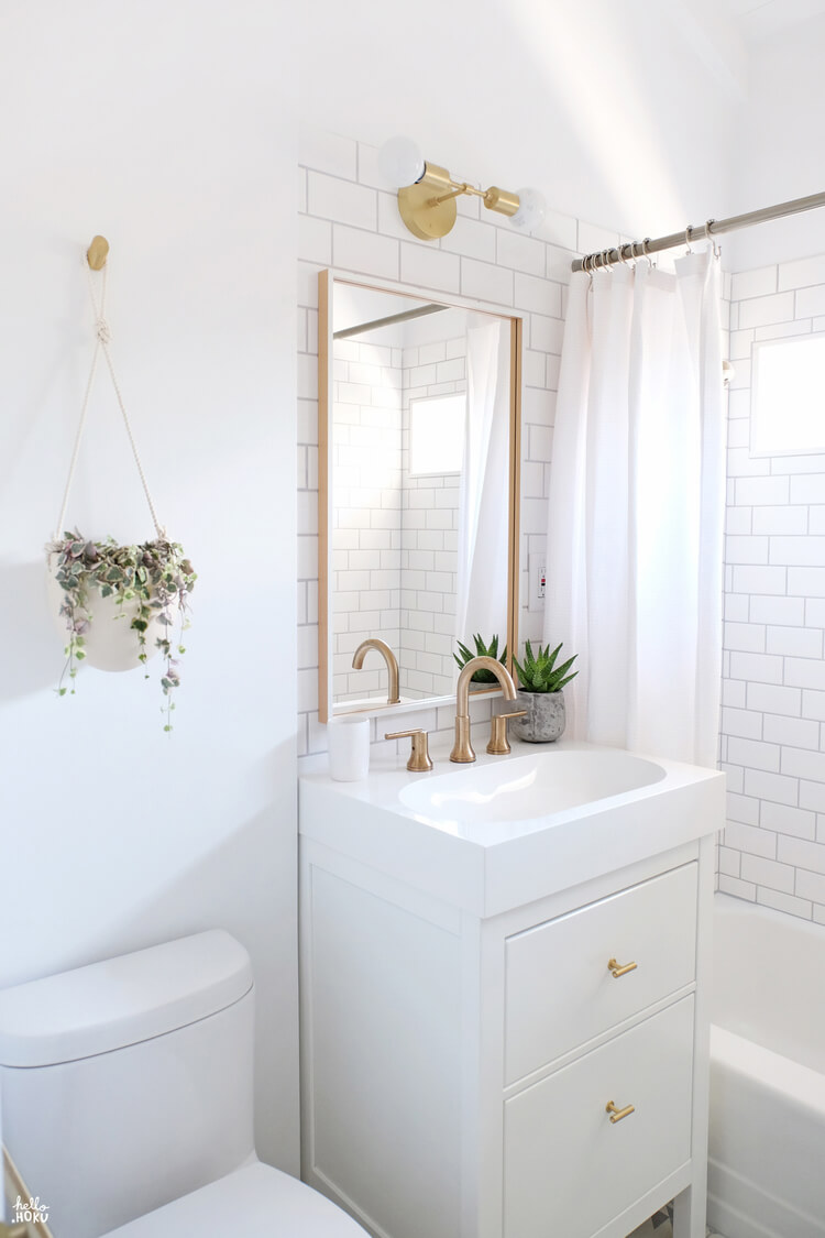 A Simply Beautiful White Vanity