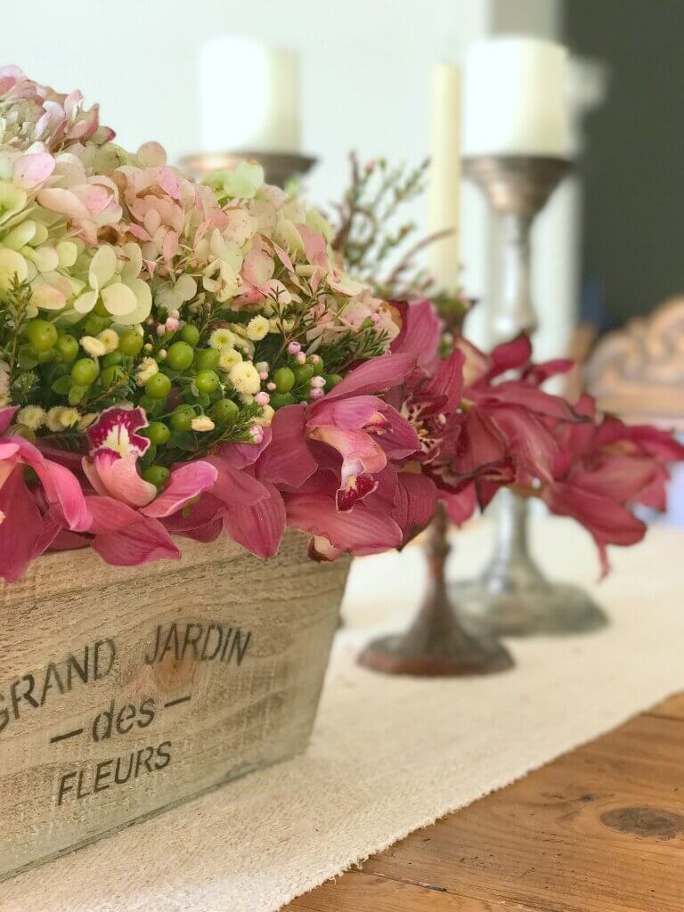 Stunning Colorful Floral Table Arrangement