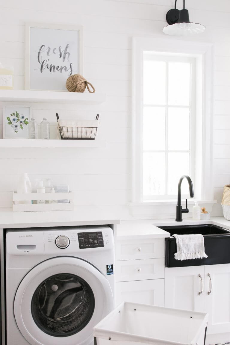 60 Best Farmhouse Laundry Room Decor Ideas and Designs for 2021