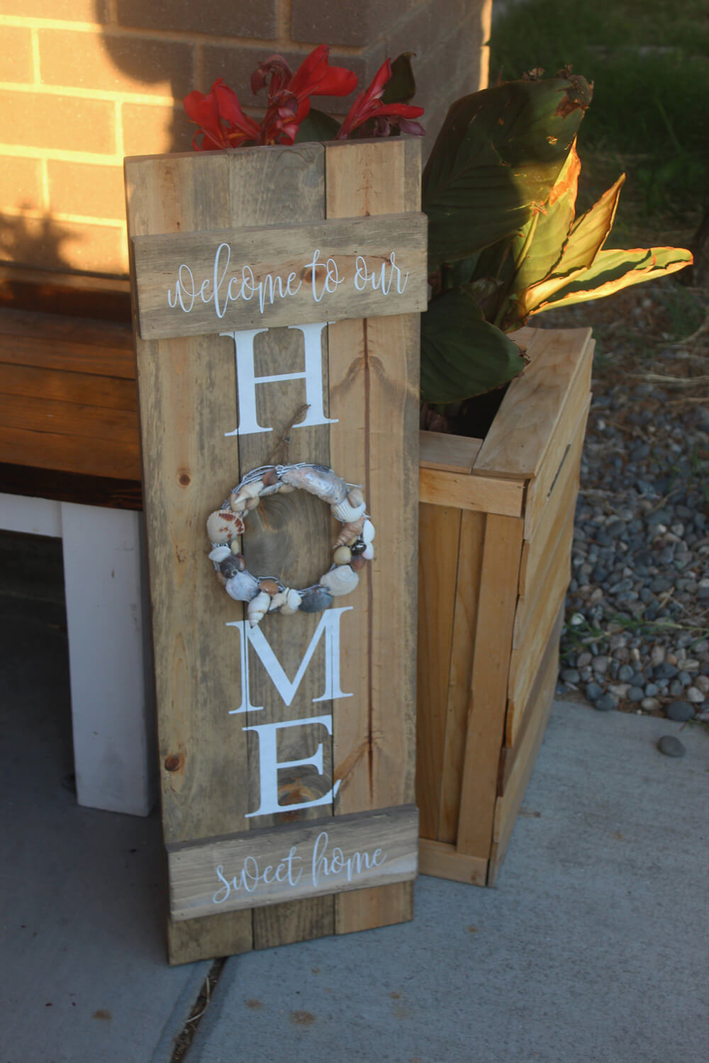 Wooden Home Sweet Home Sign