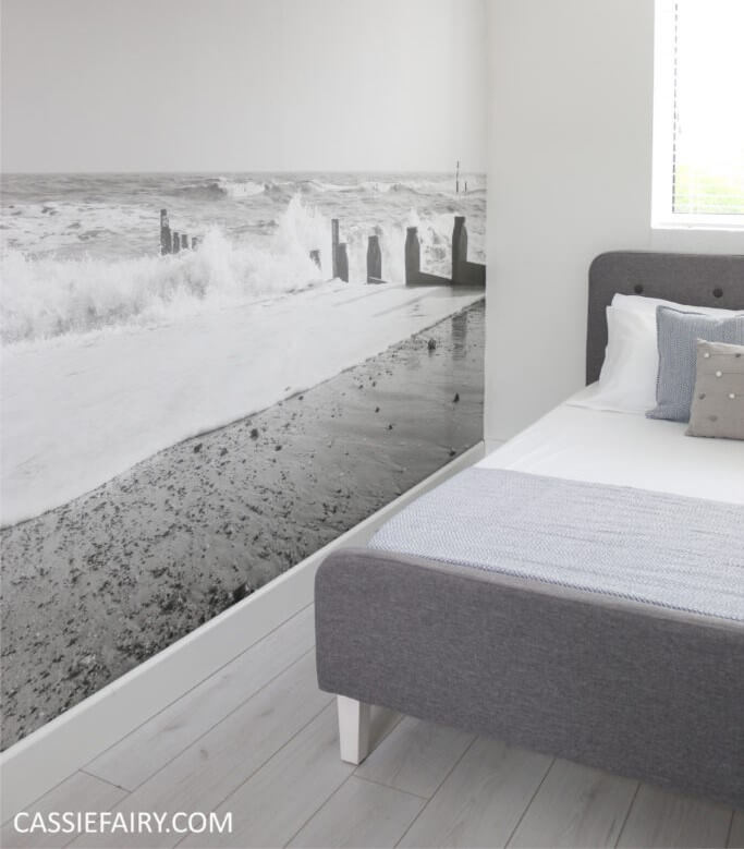 Graphics Visually Expand a Small Bedroom