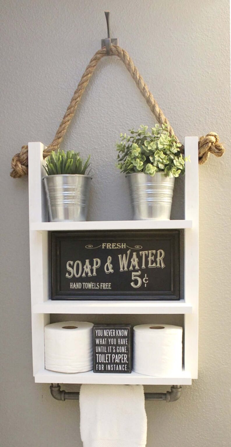 45+ Rustproof Hanging Bathroom Storage Solutions