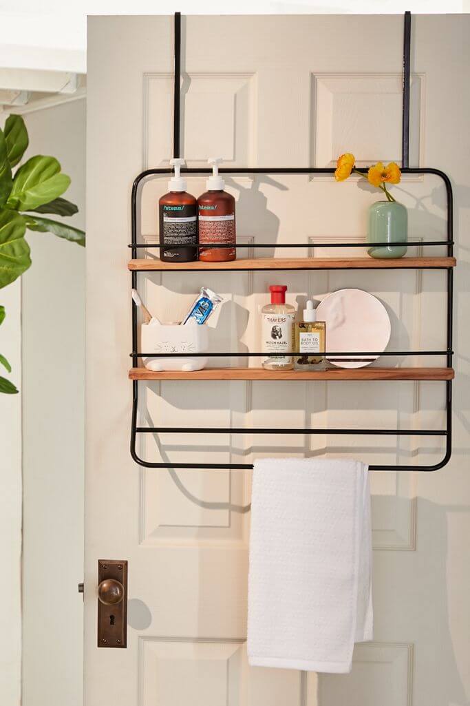 25 Brilliant Bathroom Shelf Ideas and Racks for Small Spaces