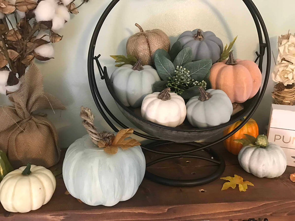 Tons of Texture in Fall Pumpkin Design