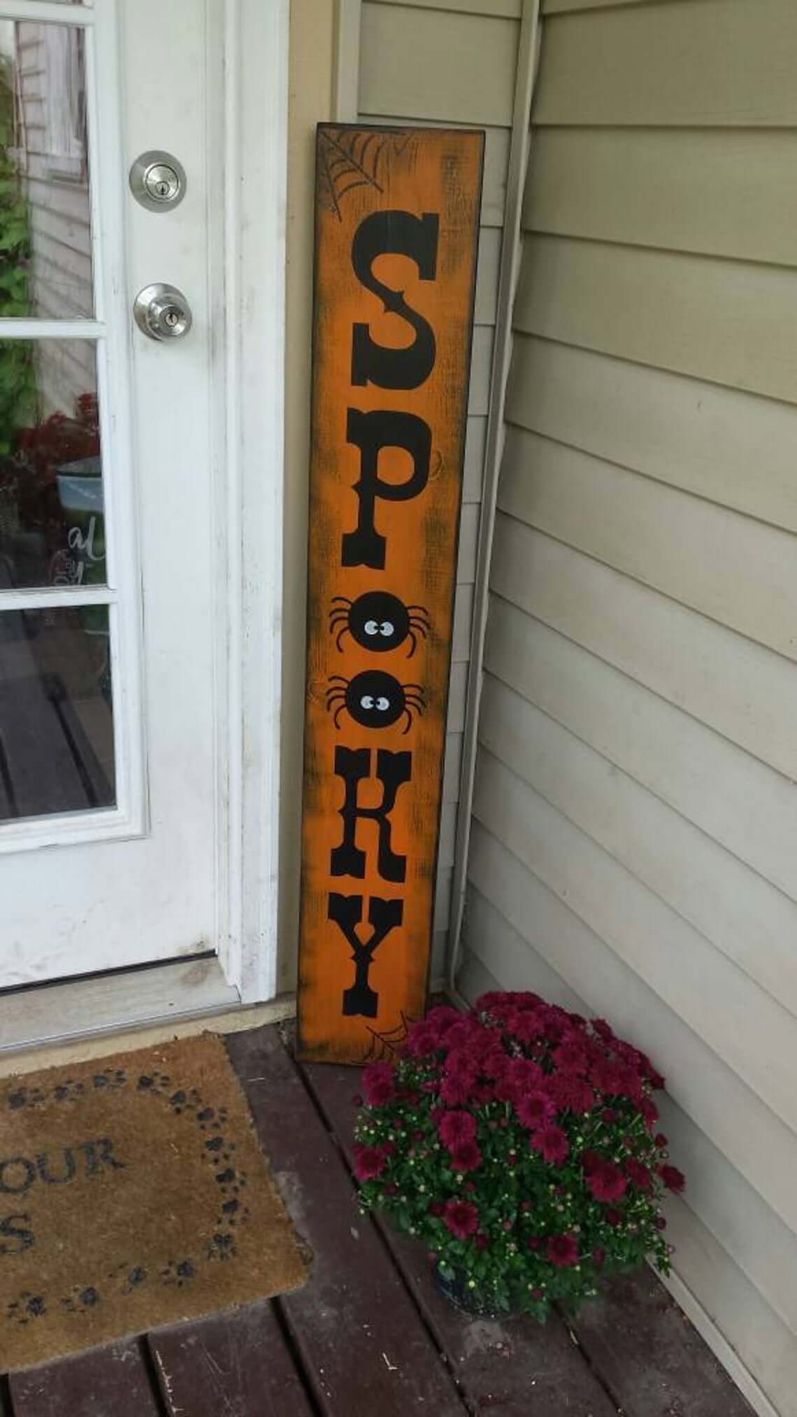 It's a Spooky Halloween Entryway Sign