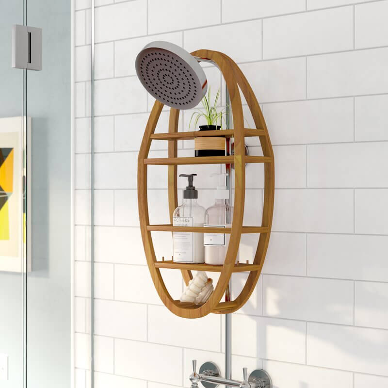 Lightweight Caddy for Over Showerhead