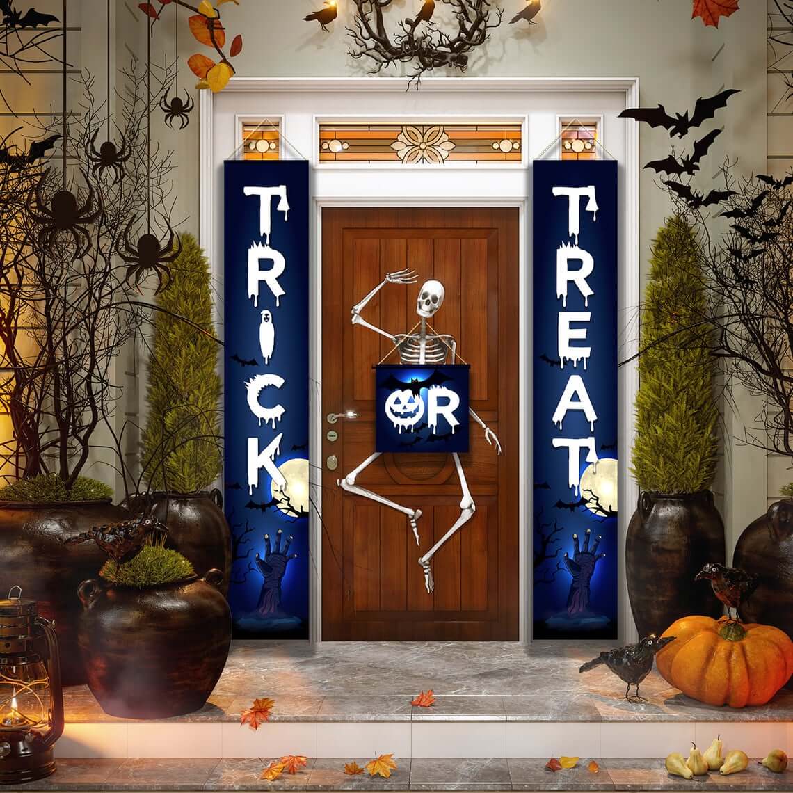 Halloween Party Banner that Says Trick or Treat