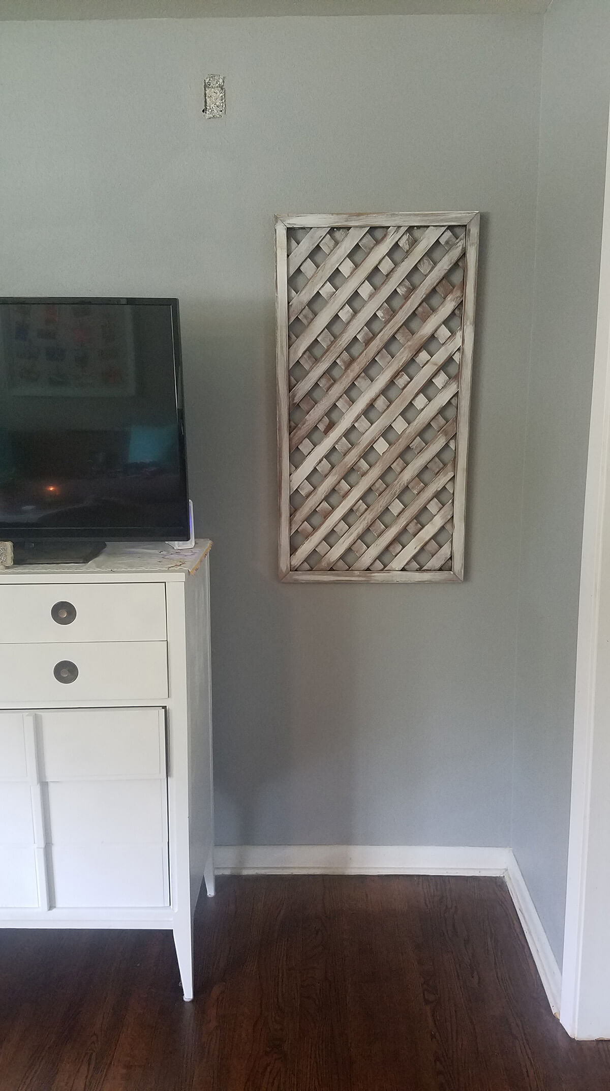 Rustic Salvaged Lattice Panels Décor