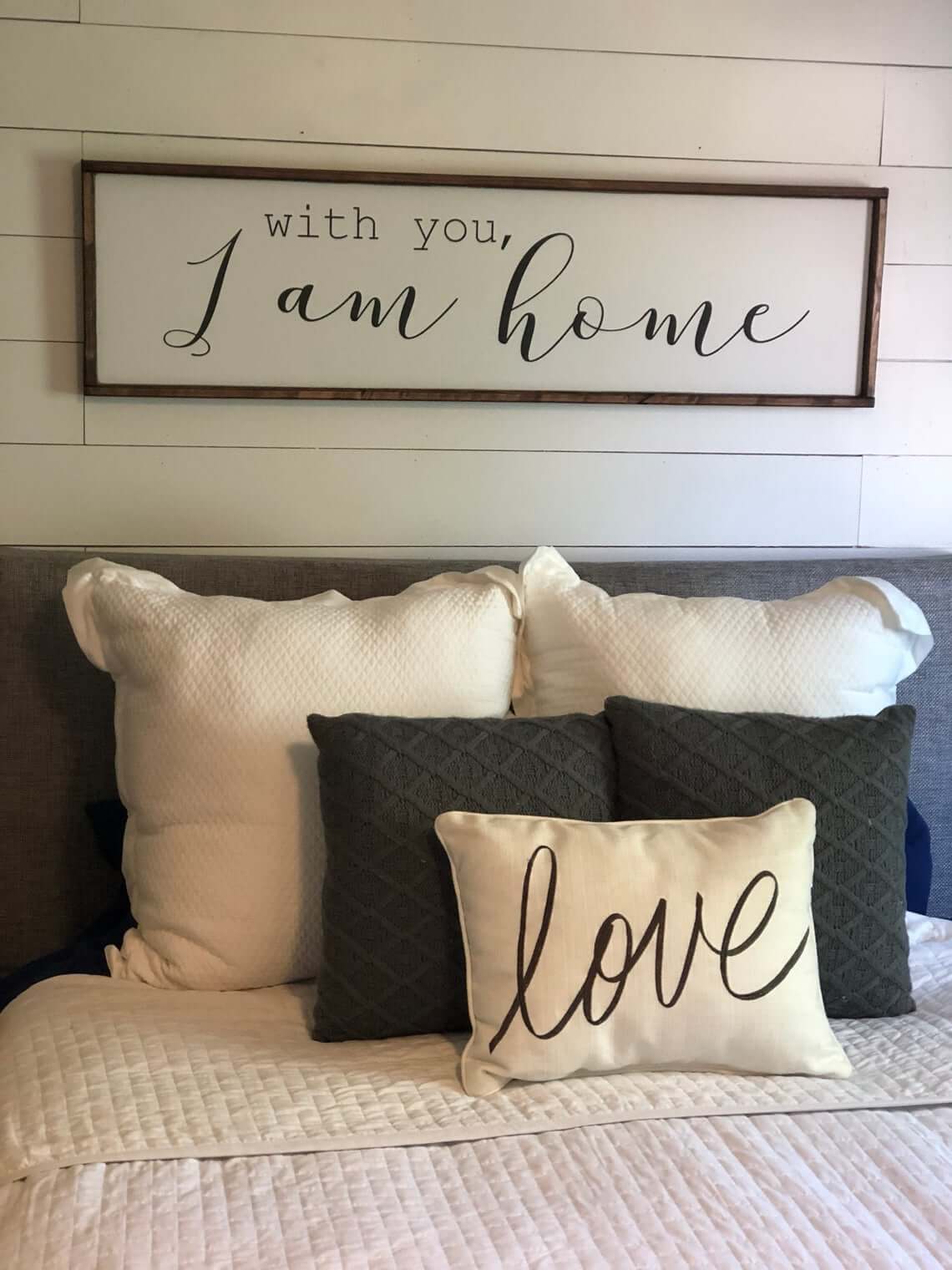 With You I am Home Master Bedroom
