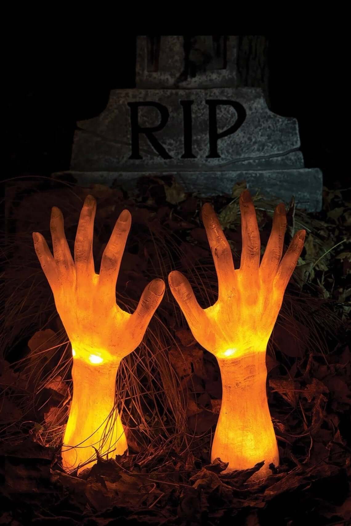 Glowing Corpse Hands Reaching for Freedom — Homebnc