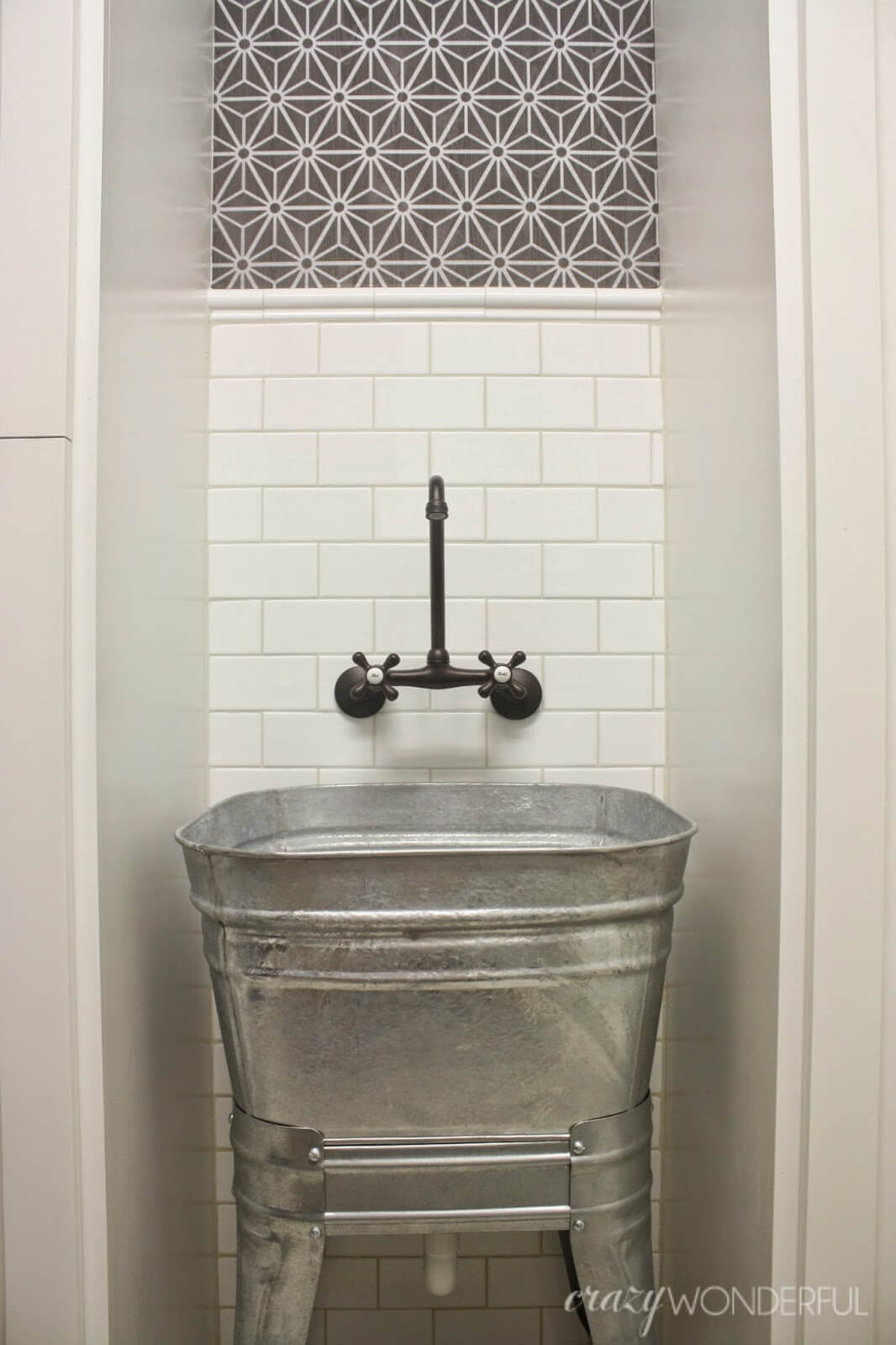 Great Grains Galvanized Metal Wash Tub