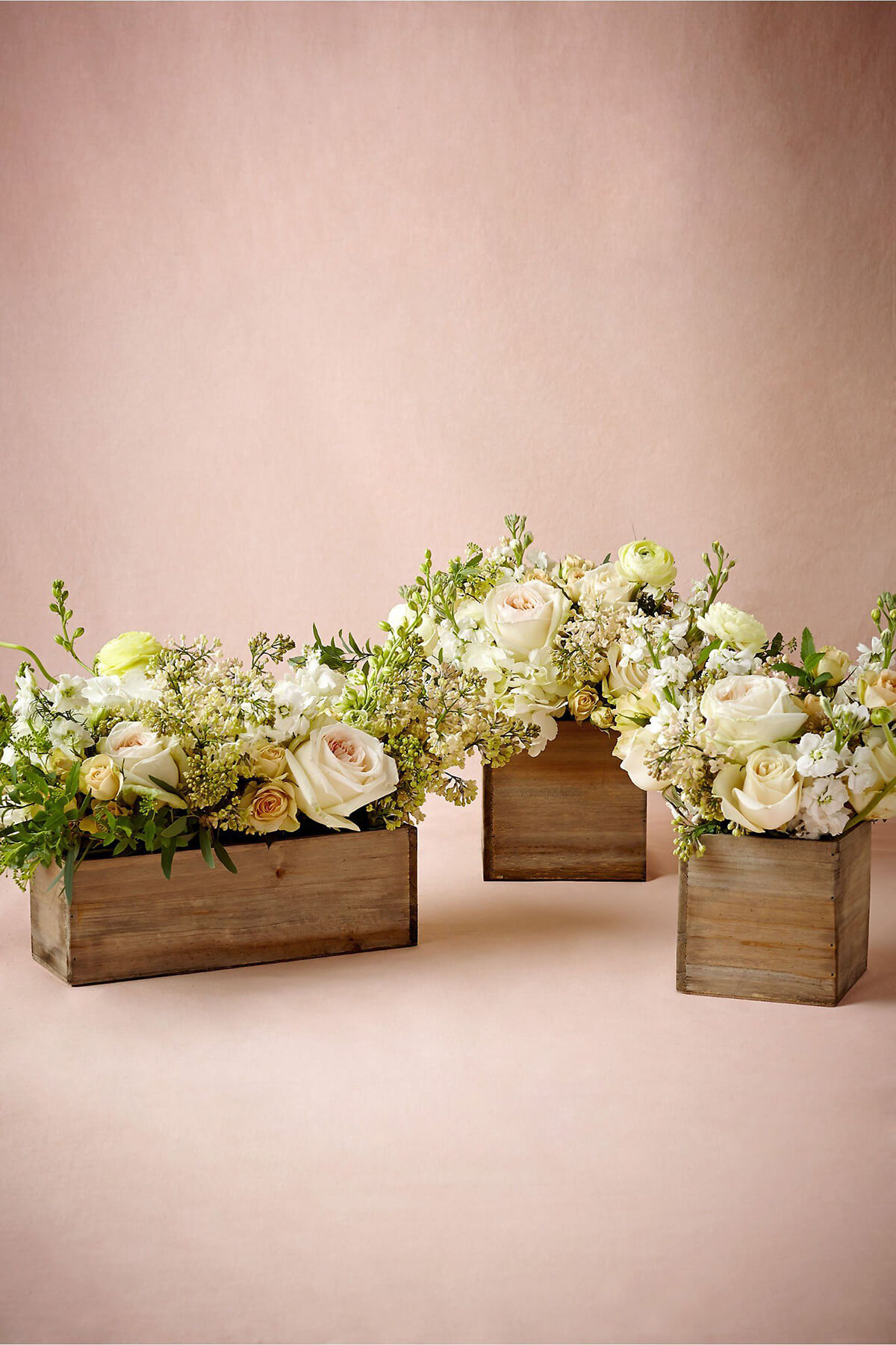Rustic Wooden Box Centerpiece Ideas, Small Wooden Boxes For Wedding Centerpieces