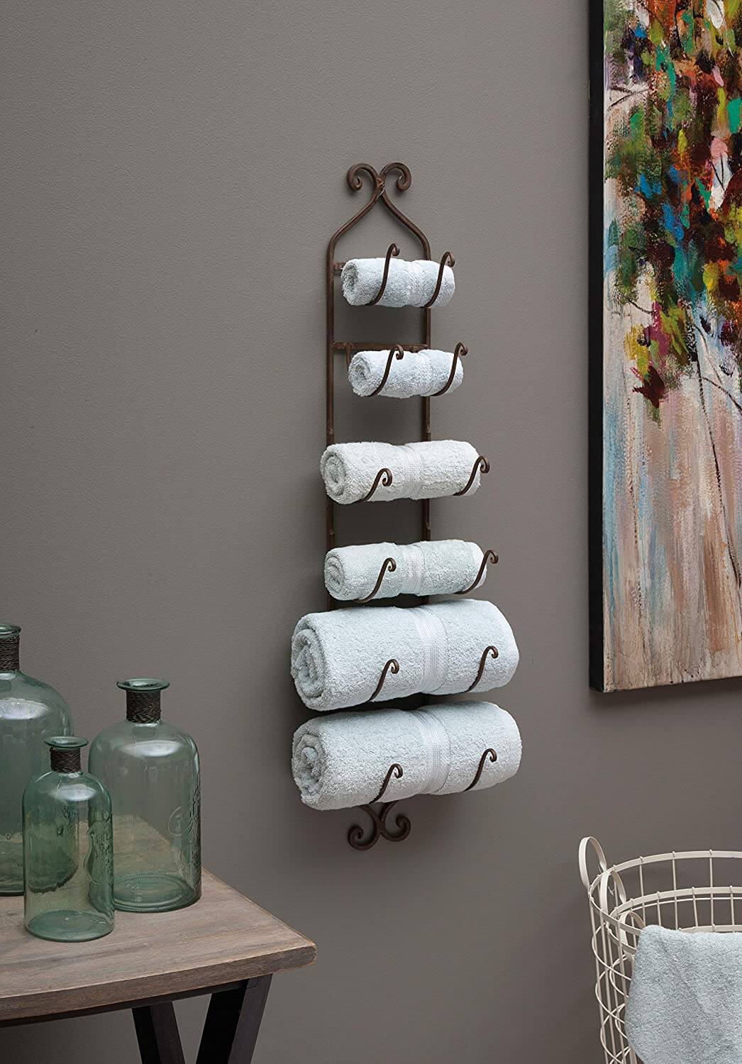 25 Brilliant Bathroom Shelf Ideas and Racks for Small Spaces