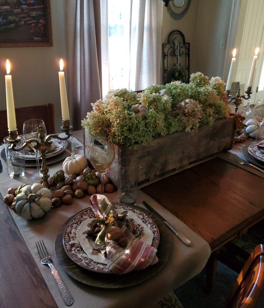 Overflowing with Blessings Bountiful Crate Centerpiece