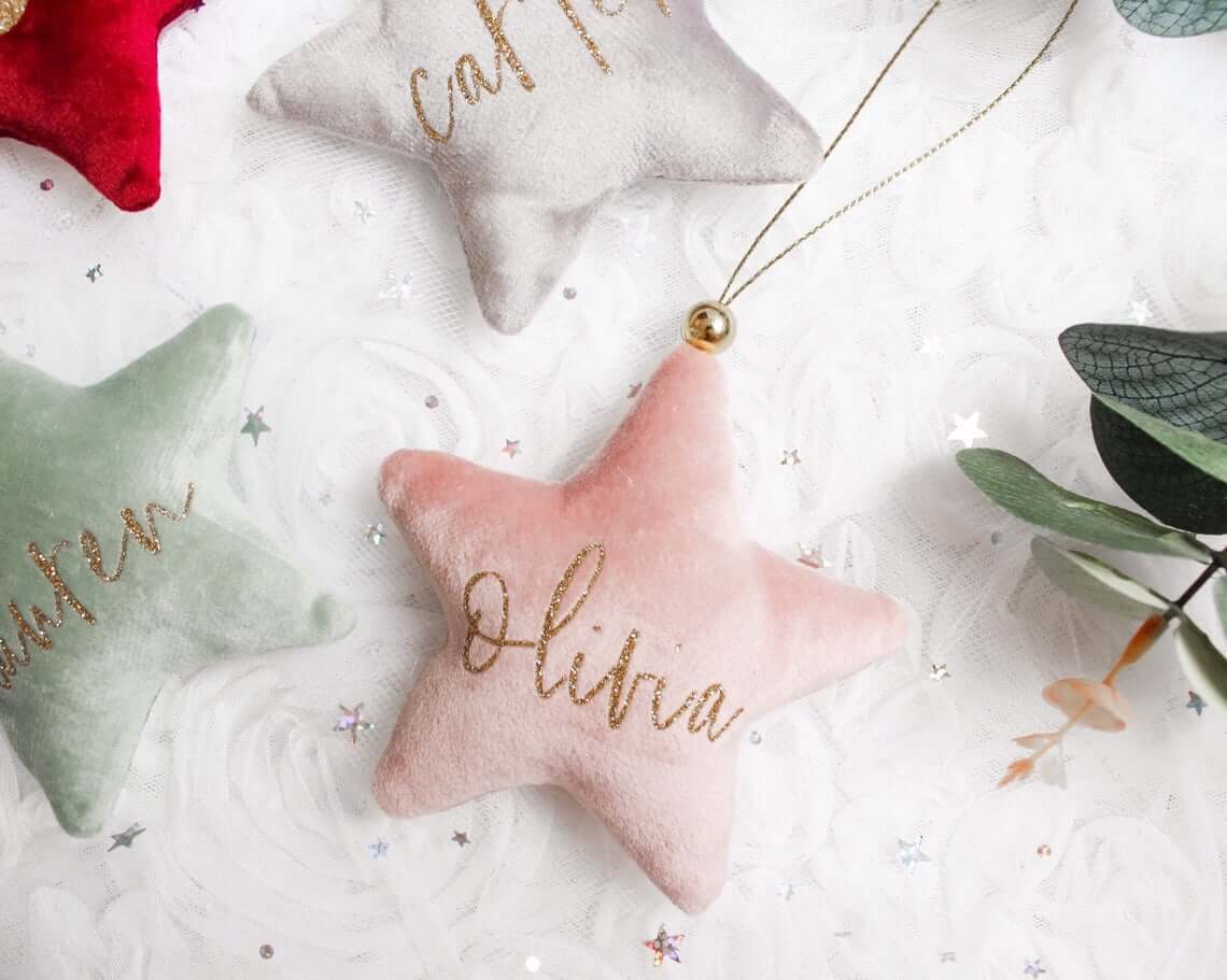 Stuffed Felt Hanging Name Bauble