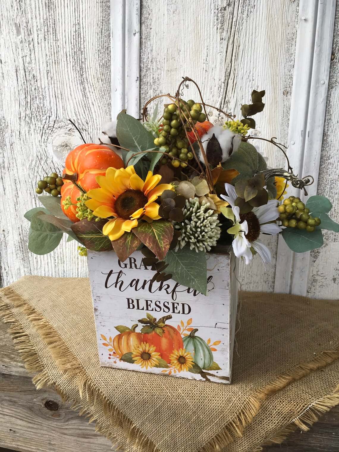 Grateful, Thankful, and Blessed Harvest Box